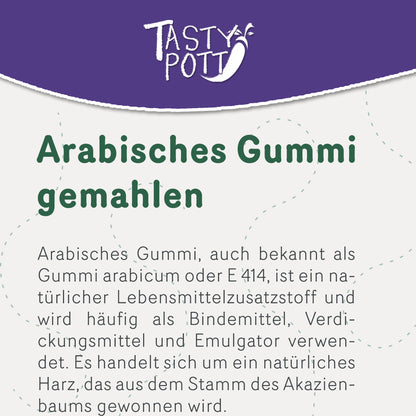 Tasty Pott Arabisches Gummi (Gummi arabicum E 414) - im Beutel — Abbildung 2