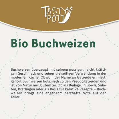 Tasty Pott Bio Buchweizen – Glutenfreie Eiweißquelle - im Beutel — Abbildung 2