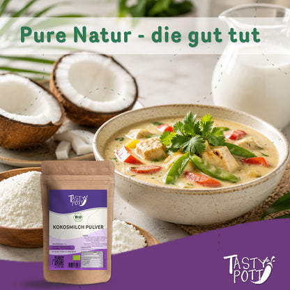 Tasty Pott Bio Kokosmilchpulver - ab 1kg Beutel — Abbildung 5