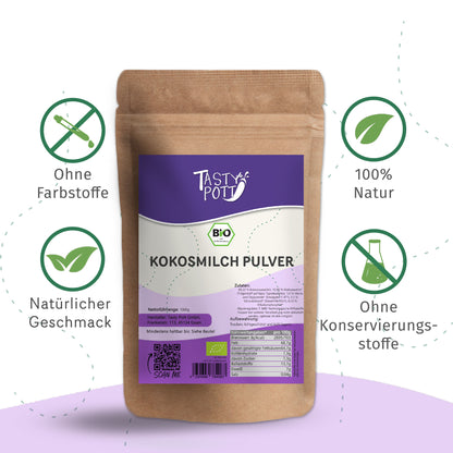 Tasty Pott Bio Kokosmilchpulver - ab 1kg Beutel — Abbildung 3