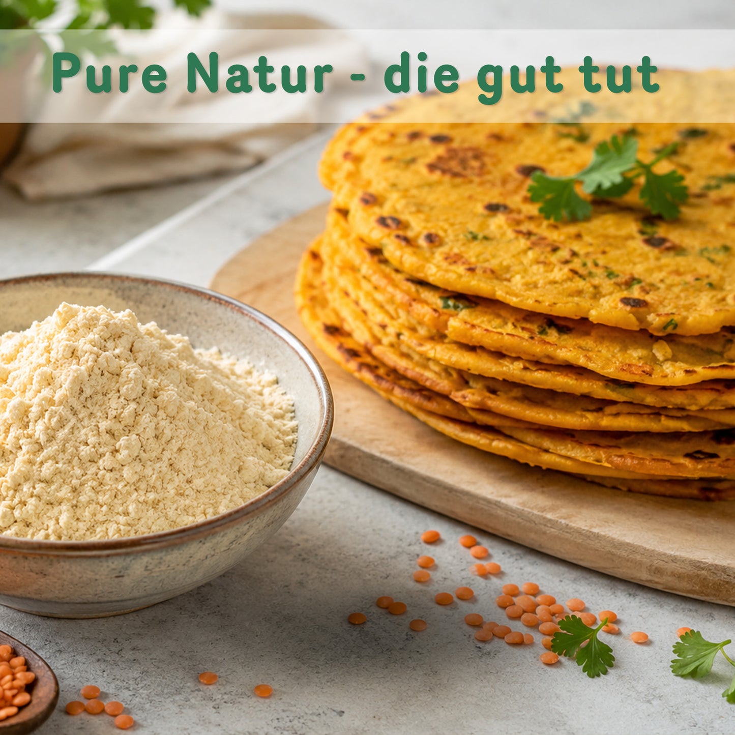 Tasty Pott Bio Rotes Linsenmehl glutenfrei - ab 1kg Beutel — Abbildung 5