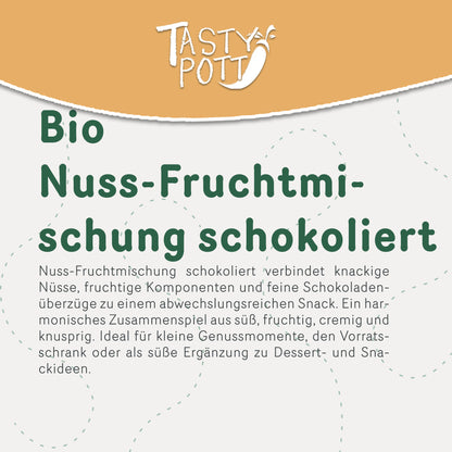 Bio Nuss-Fruchtmischung schokoliert - ab 500g im Beutel von Tasty Pott — Abbildung 2