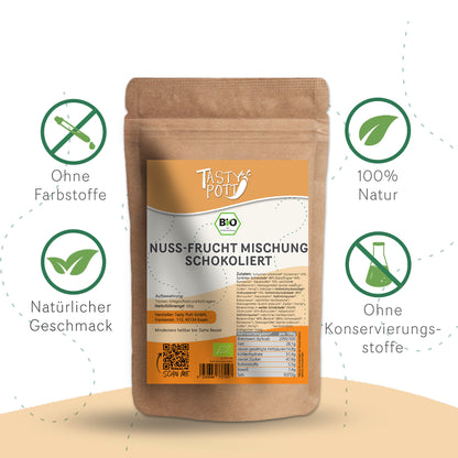 Bio Nuss-Fruchtmischung schokoliert - ab 500g im Beutel von Tasty Pott — Abbildung 3
