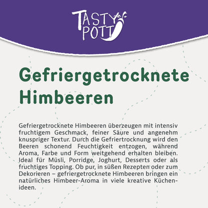 Himbeeren gefriergetrocknet - ab 500g Beutel von Tasty Pott — Abbildung 2