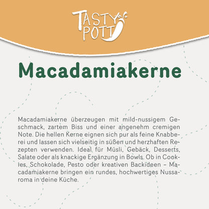 Macadamianüsse ab 500g - im Beutel von Tasty Pott — Abbildung 2