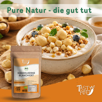 Bio Blanchierte Mandeln - 1kg Beutel von Tasty Pott — Abbildung 5