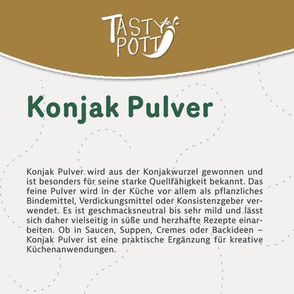 Konjak Pulver im Beutel ab 250g von Tasty Pott — Abbildung 2