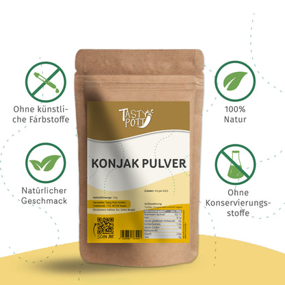 Konjak Pulver im Beutel ab 250g von Tasty Pott — Abbildung 3