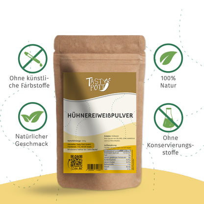 Hühnereiweißpulver - Eiklar Pulver von Tasty Pott ab 1kg — Abbildung 3