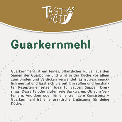 Guarkernmehl - Natürlicher Verdicker - ab 1kg von Tasty Pott — Abbildung 2