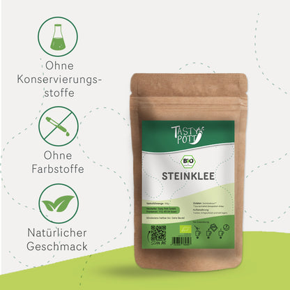 Bio Steinklee getrocknet und geschnitten – ab 100g Beutel von Tasty Pott — Abbildung 3