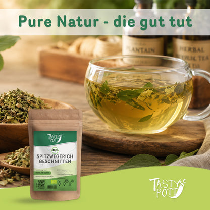 Tasty Pott Bio Spitzwegerich getrocknet - ab 100g Beutel — Abbildung 5