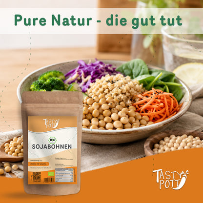 Tasty Pott Bio Sojabohnen ganz - 1kg Beutel — Abbildung 5
