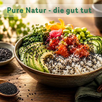 Schwarzer Bio Sesam ungeschält - 1kg Beutel von Tasty Pott — Abbildung 5