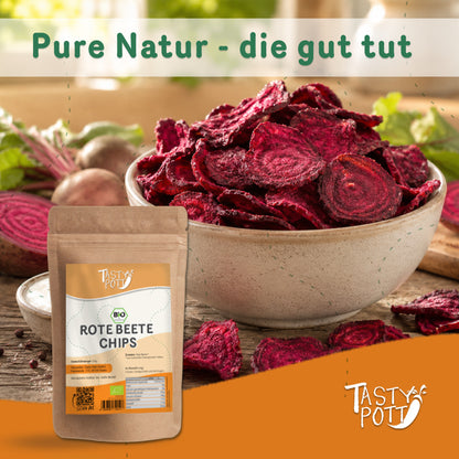 Bio Rote Beete Chips - 200g von Tasty Pott — Abbildung 5