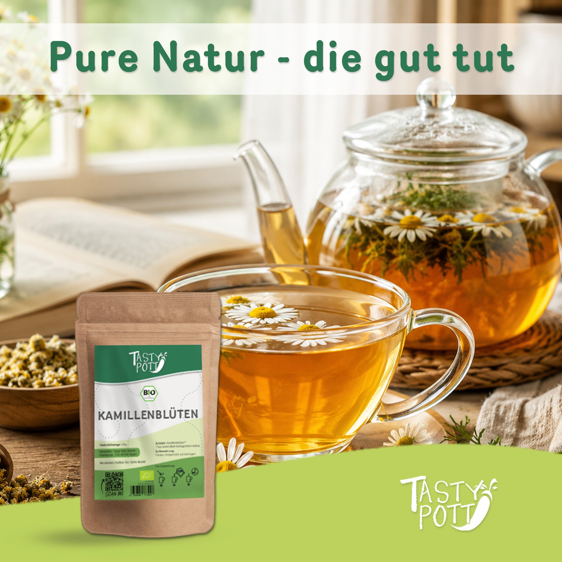 Tasty Pott Bio Kamillenblüten getrocknet - ab 250g Beutel — Abbildung 5