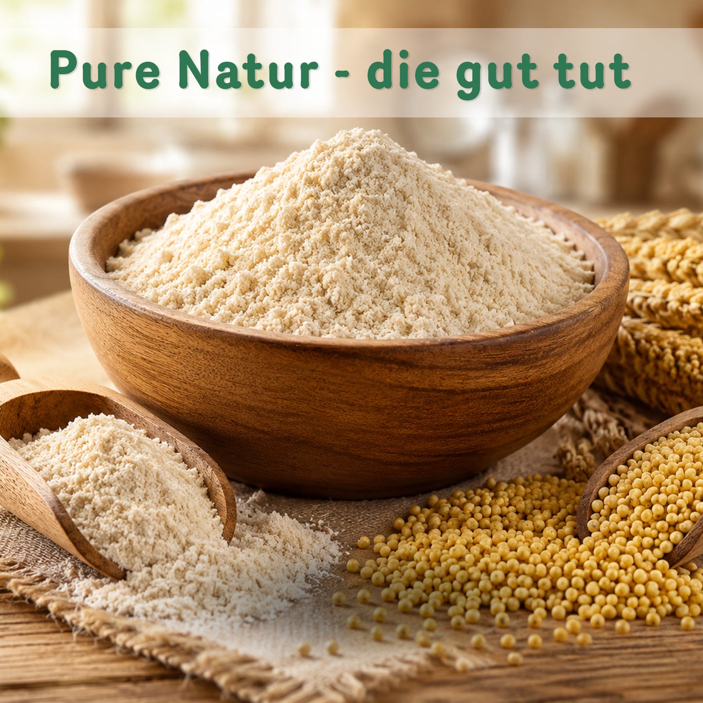 Bio Hirsevollkornmehl glutenfrei - ab 1kg von Tasty Pott — Abbildung 5