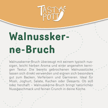Walnusskern Bruch extra light - ab 1Kg Beutel von Tasty Pott — Abbildung 2