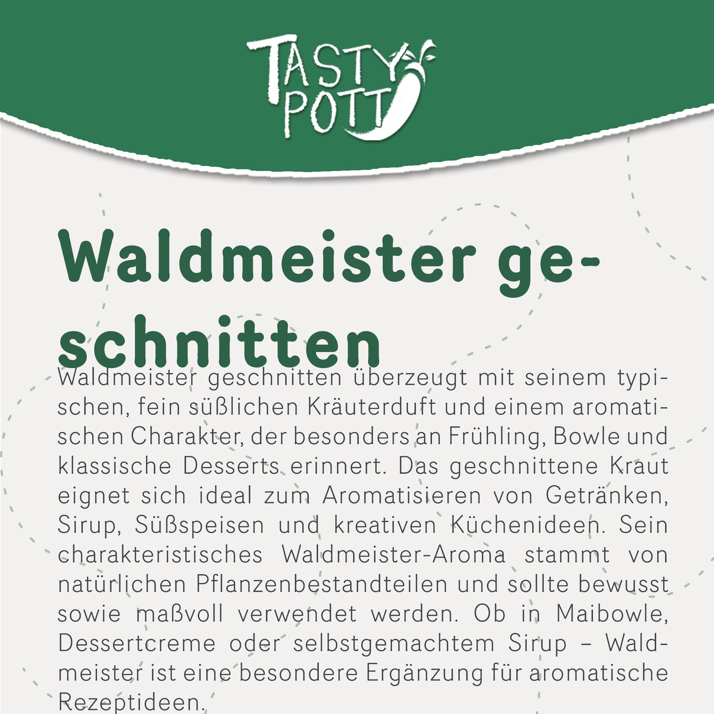 Waldmeister geschnitten - ab 100g von Tasty Pott — Abbildung 2