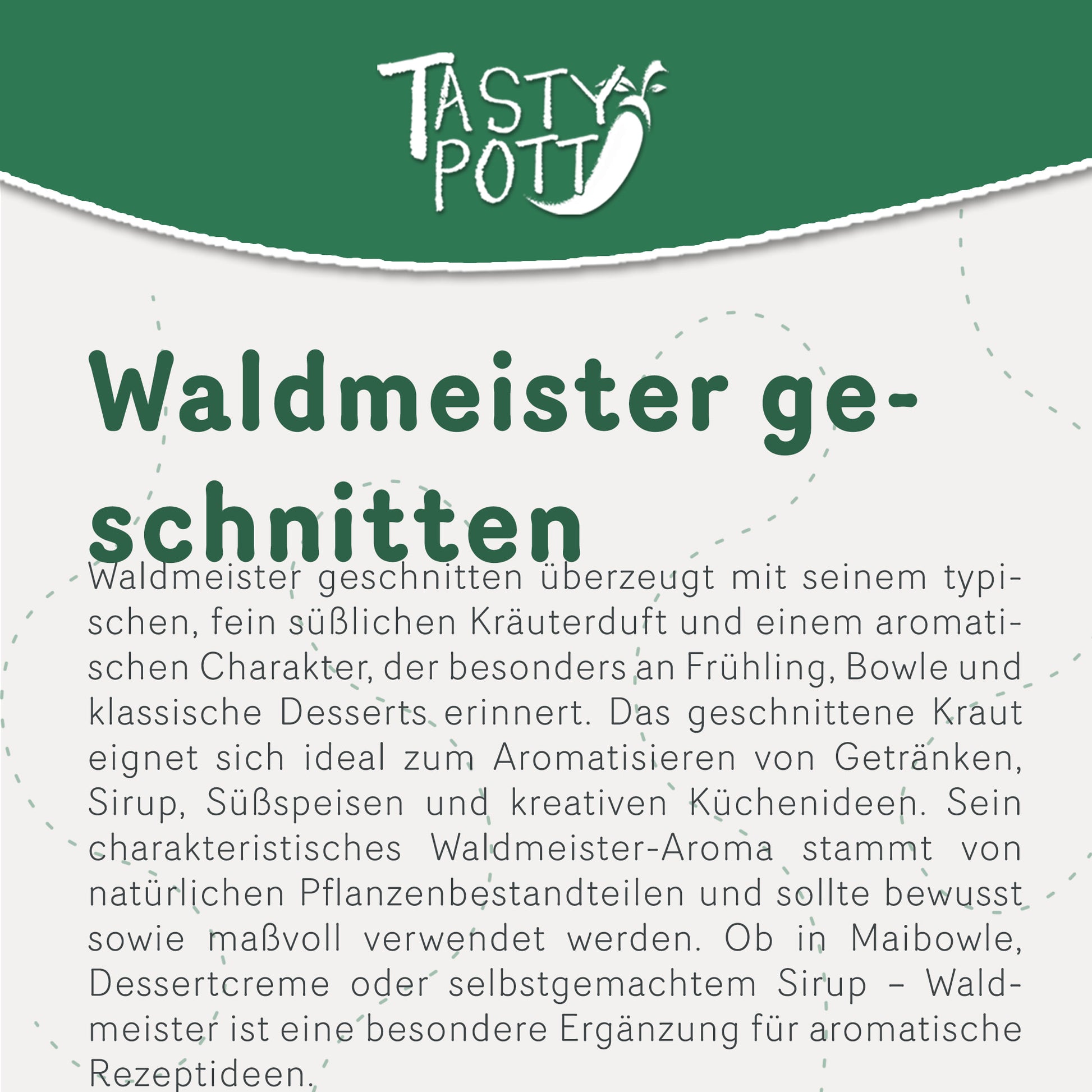 Waldmeister geschnitten - ab 100g von Tasty Pott — Abbildung 2