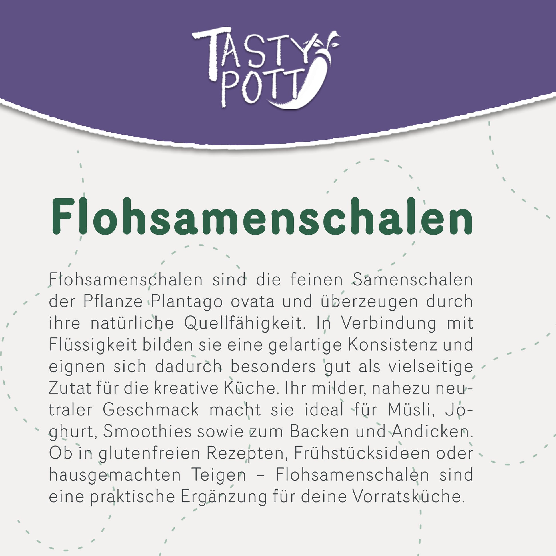 Premium Flohsamenschalen - 99% Reinheit - ab 1kg von Tasty Pott — Abbildung 2