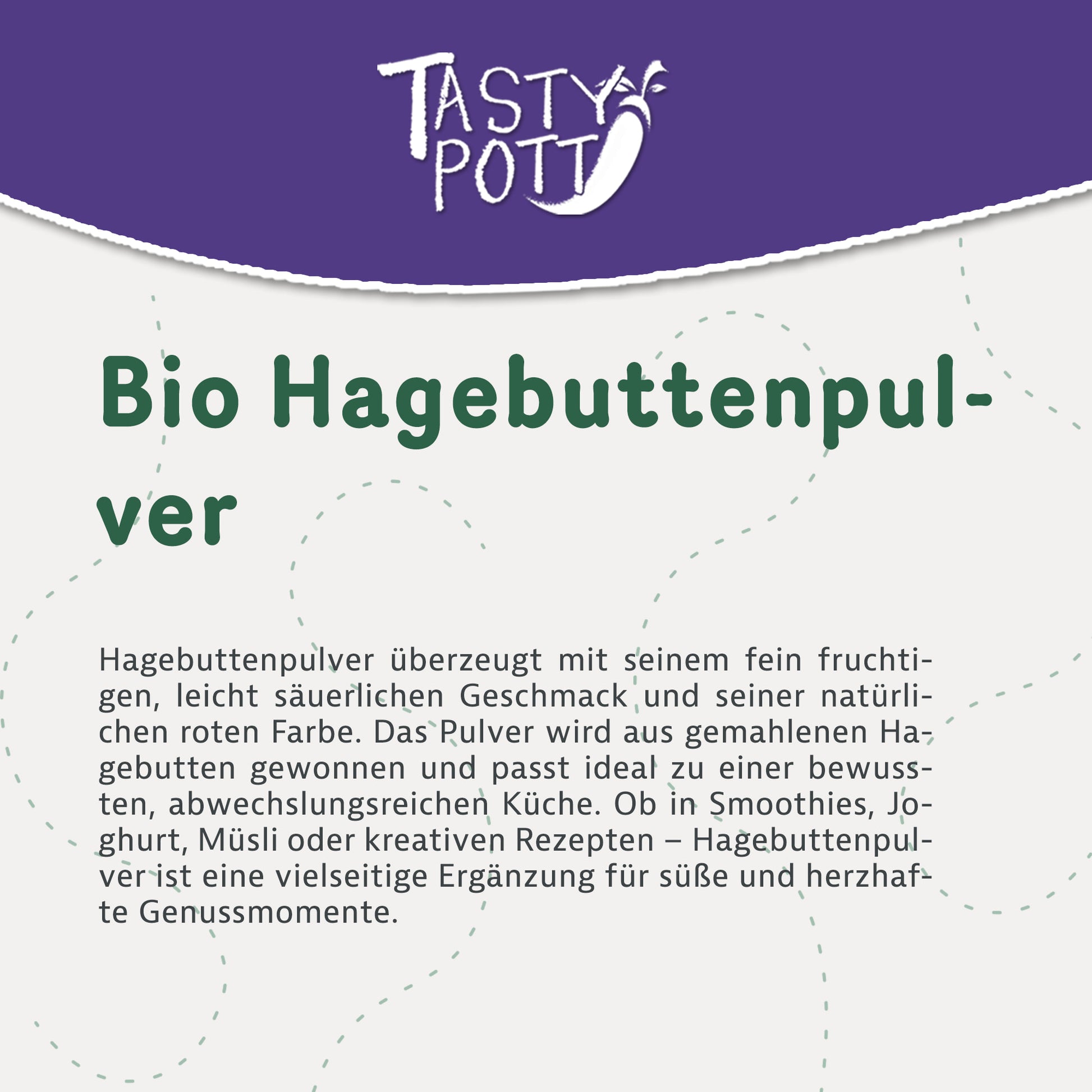 Bio Hagebuttenpulver ab 1kg – Tasty Pott — Abbildung 2
