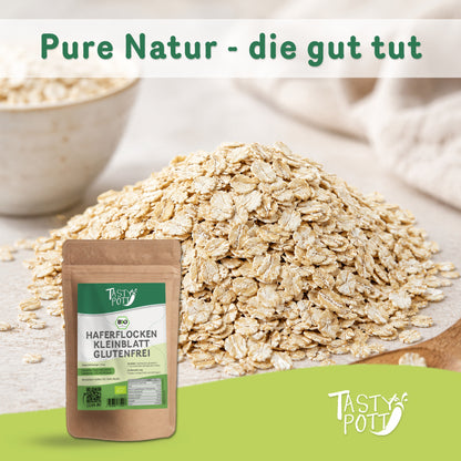 Tasty Pott Bio Haferflocken Kleinblatt - glutenfrei - ab 1kg Beutel — Abbildung 5