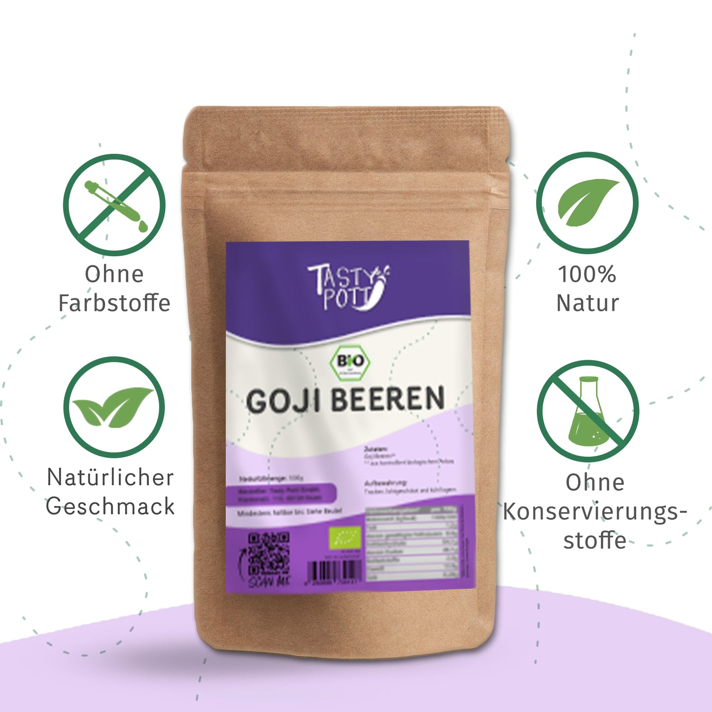 Bio Goji Beeren - 1kg von Tasty Pott — Abbildung 3