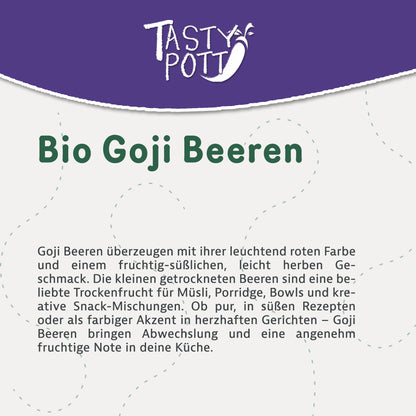 Bio Goji Beeren - 1kg von Tasty Pott — Abbildung 2