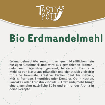 Tasty Pott Bio Erdmandelmehl - im Beutel — Abbildung 2