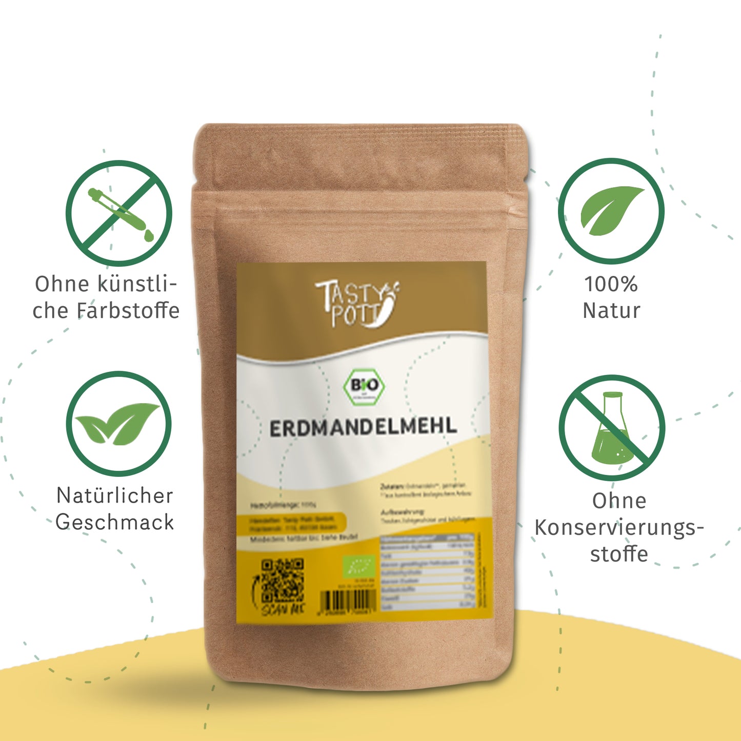 Bio Milchreis - 1kg im Beutel von Tasty Pott — Abbildung 3