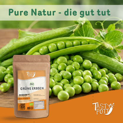 Bio Grüne Erbsen - 1kg Beutel von Tasty Pott — Abbildung 5