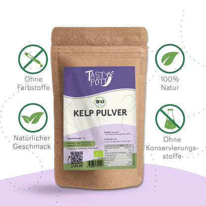 Bio Kelp Pulver - 200g Beutel von Tasty Pott — Abbildung 3