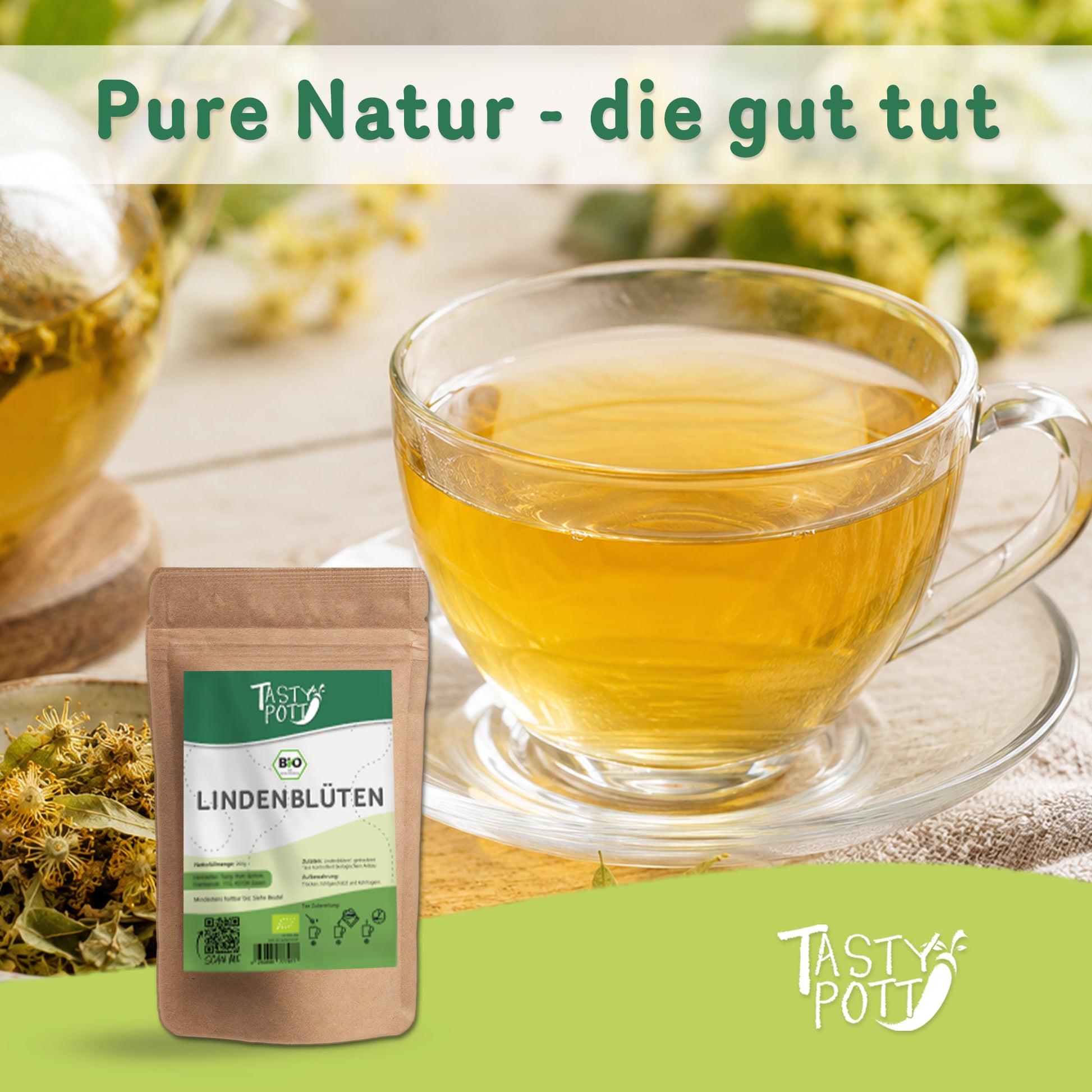 Bio Lindenblütentee - 200g von Tasty Pott — Abbildung 5