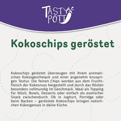 Kokoschips geröstet & gesüßt - ab 1 kg Beutel von Tasty Pott — Abbildung 2