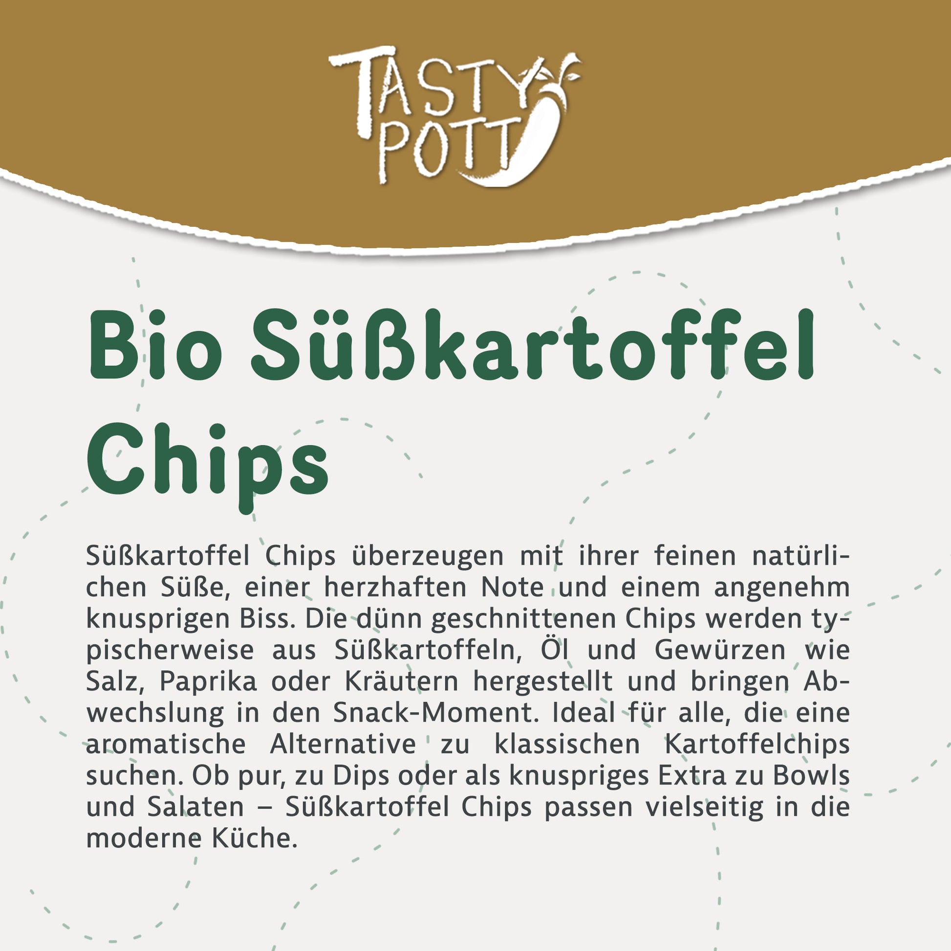 Bio Süßkartoffel Chips 200g im Beutel, knusprig und natürlich süß.