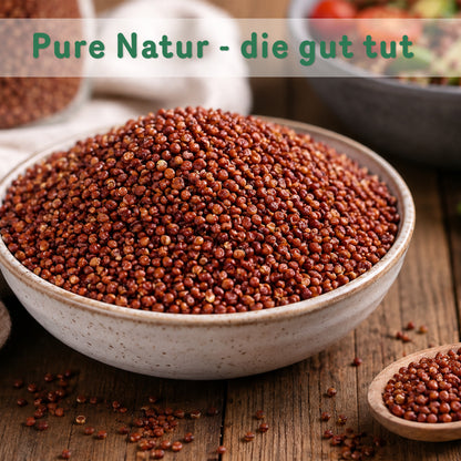 Rote Bio Quinoa, glutenfrei und nussig, 2kg Beutel von Tasty Pott.