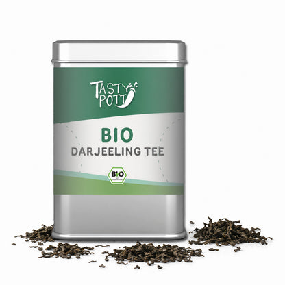 Bio Darjeeling Tee - 50g Dose von Tasty Pott