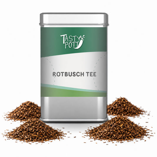 Tasty Pott Milder Rotbuschtee - Rooibos Tee - 50g Dose