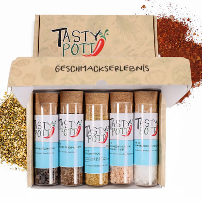 Tasty Pott Dank-Box - "Alles Gute" - 5 Gewürze wählbar + Karte — Abbildung 4