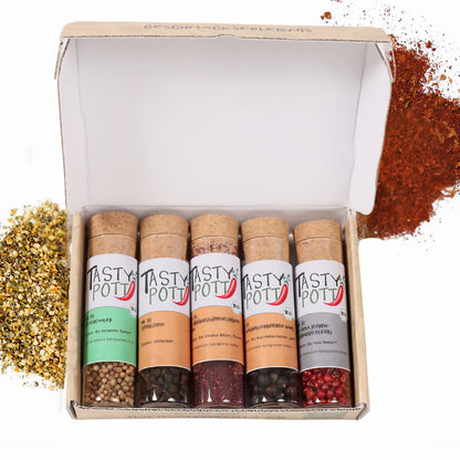 Tasty Pott Dank-Box - "Alles Gute" - 5 Gewürze wählbar + Karte — Abbildung 5