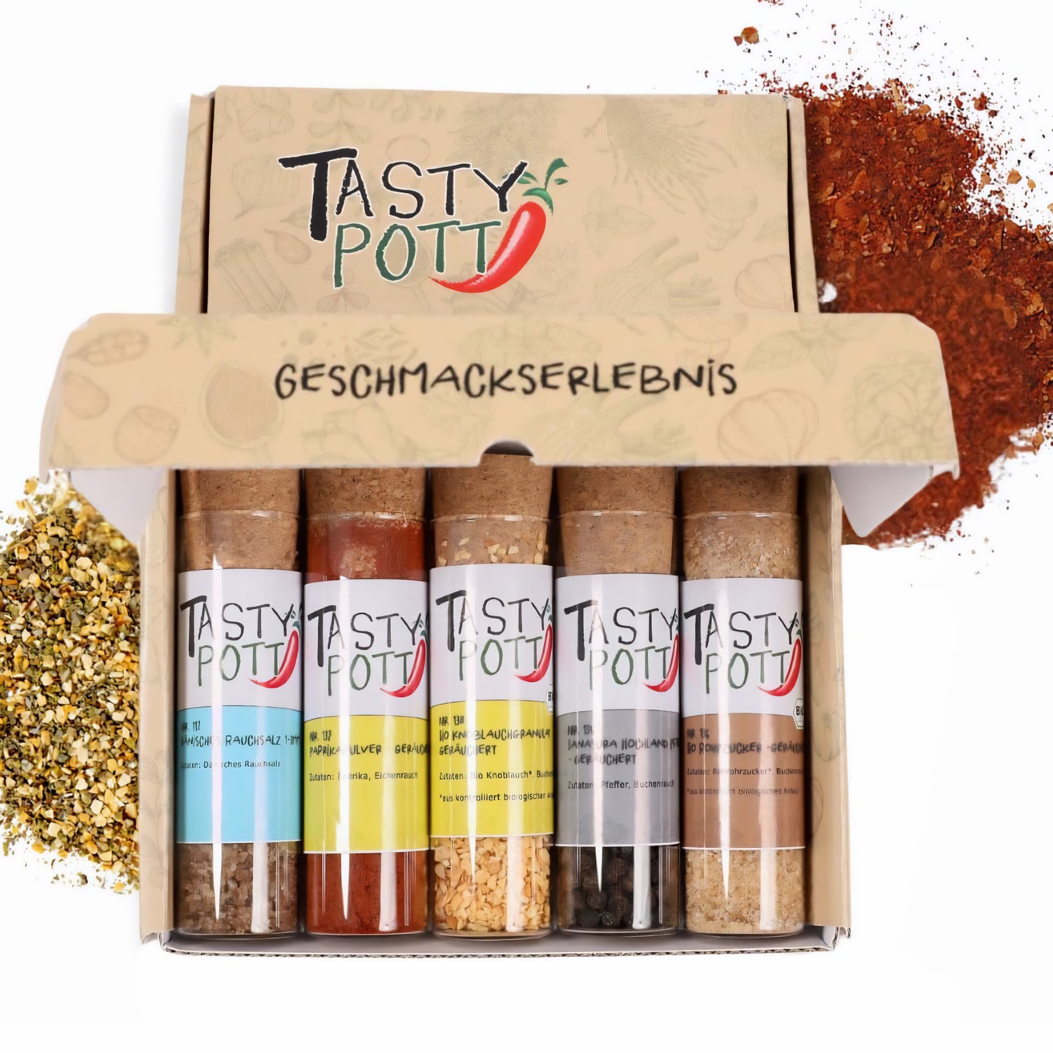 Tasty Pott Dank-Box - "Alles Gute" - 5 Gewürze wählbar + Karte — Abbildung 9