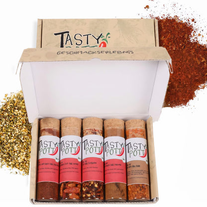 Tasty Pott Dank-Box - "Alles Gute" - 5 Gewürze wählbar + Karte — Abbildung 10