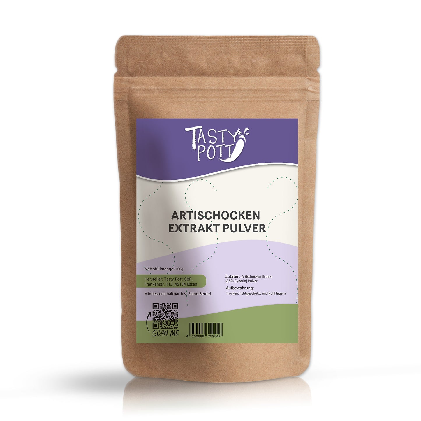 Artischocken Extrakt Pulver 2,5% Cynarin - ab 100g von Tasty Pott