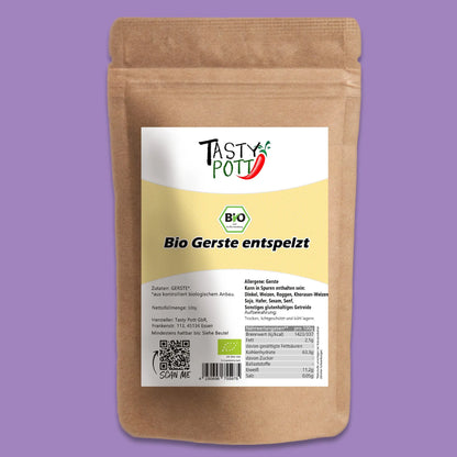 Bio Gerste entspelzt von Tasty Pott - Im Beutel Tasty Pott