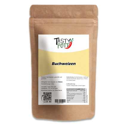 Buchweizen kaufen – Tasty Pott | Glutenfrei, pflanzlich & vielseitig verwendbar Tasty Pott