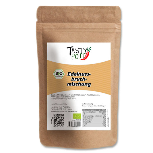 Tasty Pott Bio Edelnussbruchmischung 1000g - Tasty Pott