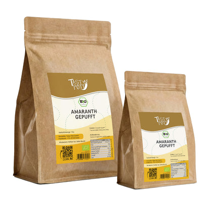 Bio Amaranth gepufft glutenfrei - ab 700g Beutel
