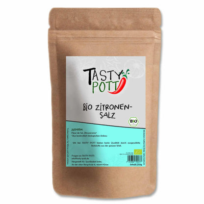 Bio Zitronensalz - Fleur de Sel von Tasty Pott Tasty Pott