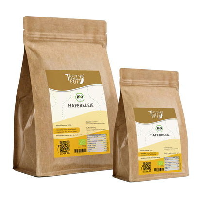 Bio Haferkleie ab 1kg im Beutel von Tasty Pott